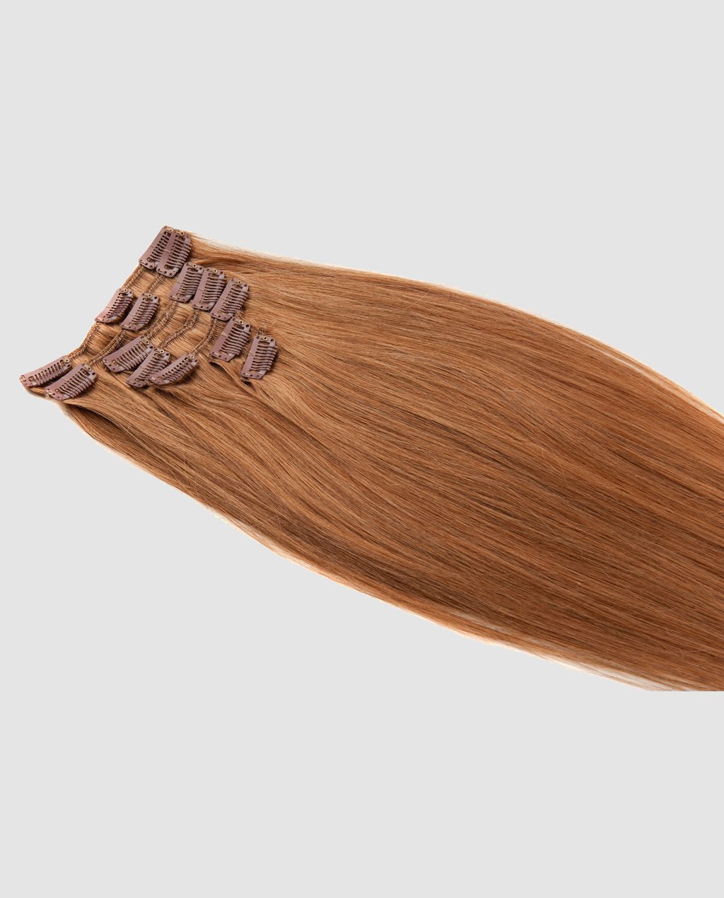 Strawberry Blonde(#27) 7 Piece Remy Human Hair Clip-in - Image 10