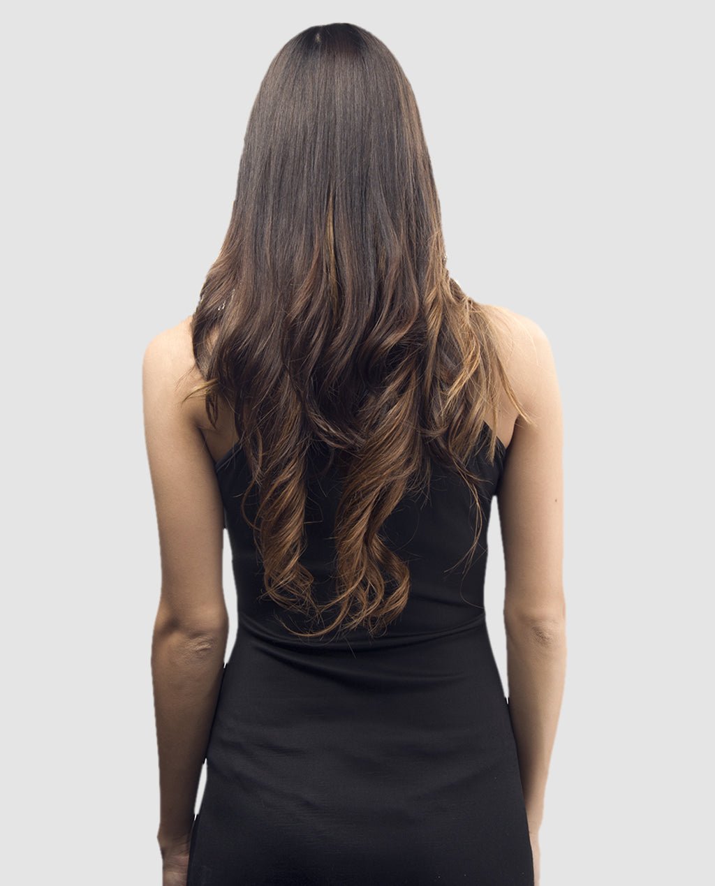 Medium Chestnut Brown (#6) 7 Piece Remy Human Hair Clip-in - Image 3