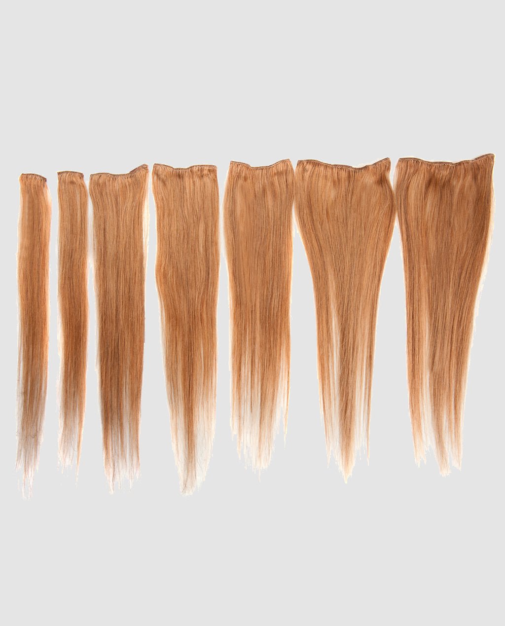 Strawberry Blonde(#27) 7 Piece Remy Human Hair Clip-in - Image 7