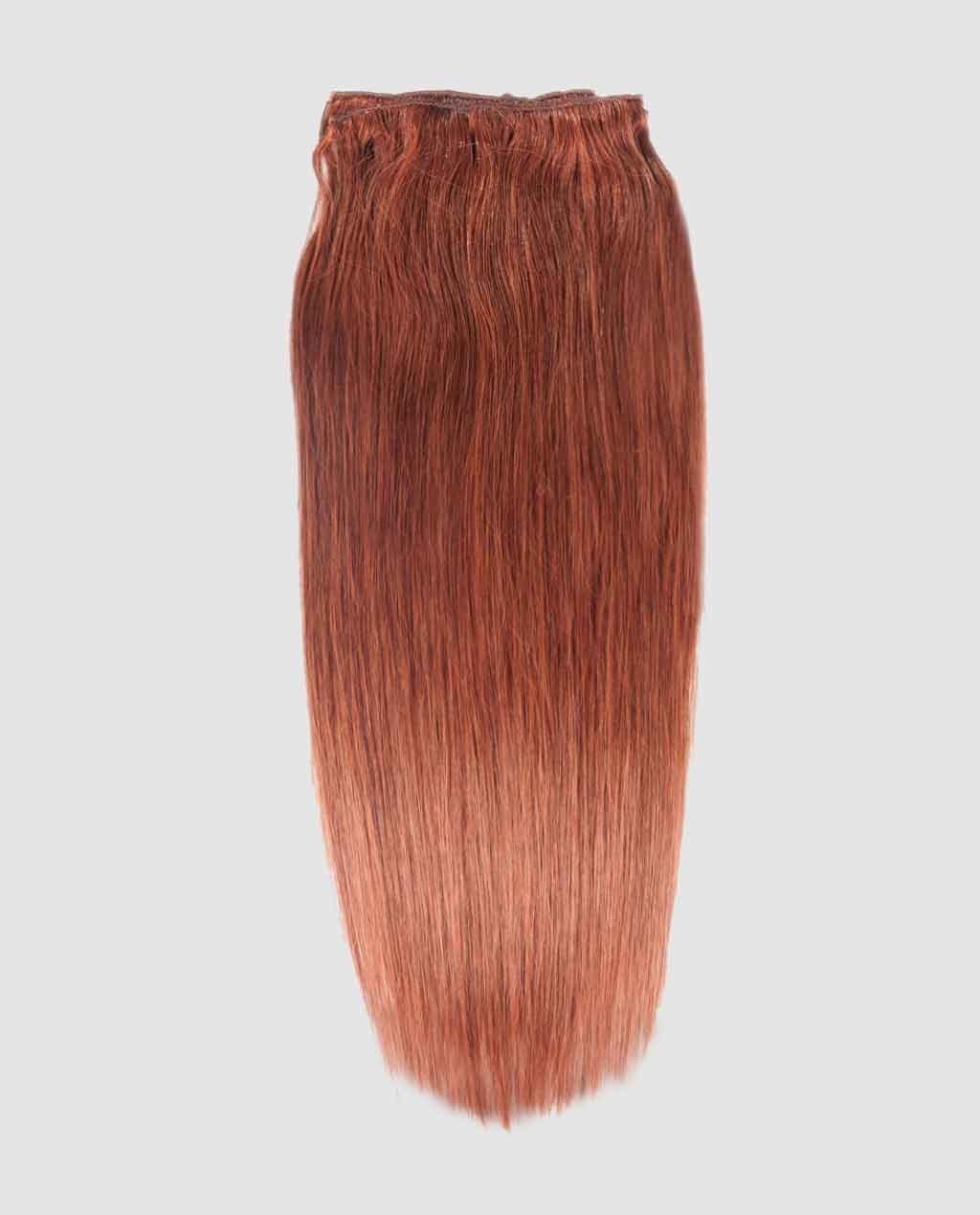 Dark Auburn(#33) 10 Piece Remy Human Hair Clip-in - Image 8