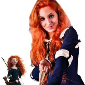 Merida Brave Princess Inspired Synthetic Cosplay Wigs