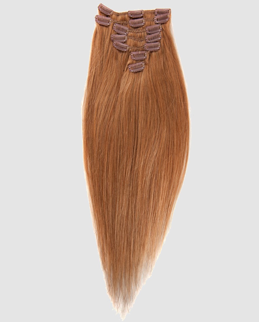 Strawberry Blonde(#27) 7 Piece Remy Human Hair Clip-in - Image 5