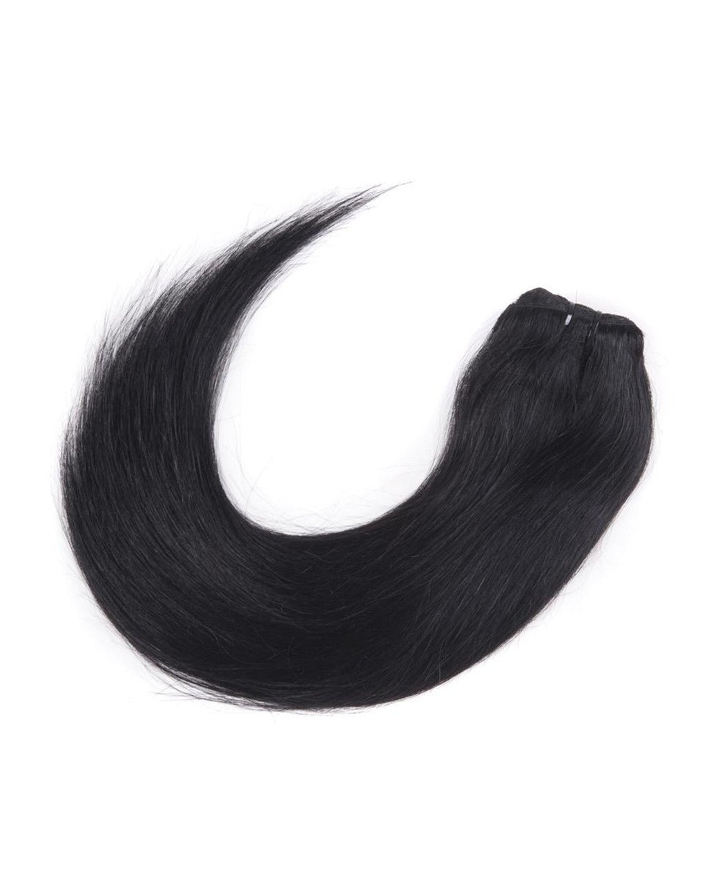 Jet Black (#1) 9 Piece Remy Human Hair Clip-in - Image 5