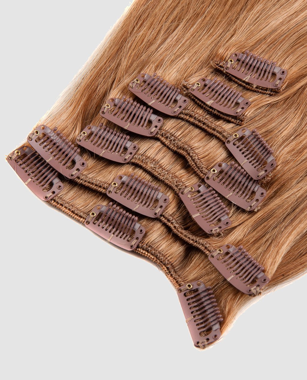 Strawberry Blonde(#27) 7 Piece Remy Human Hair Clip-in - Image 9