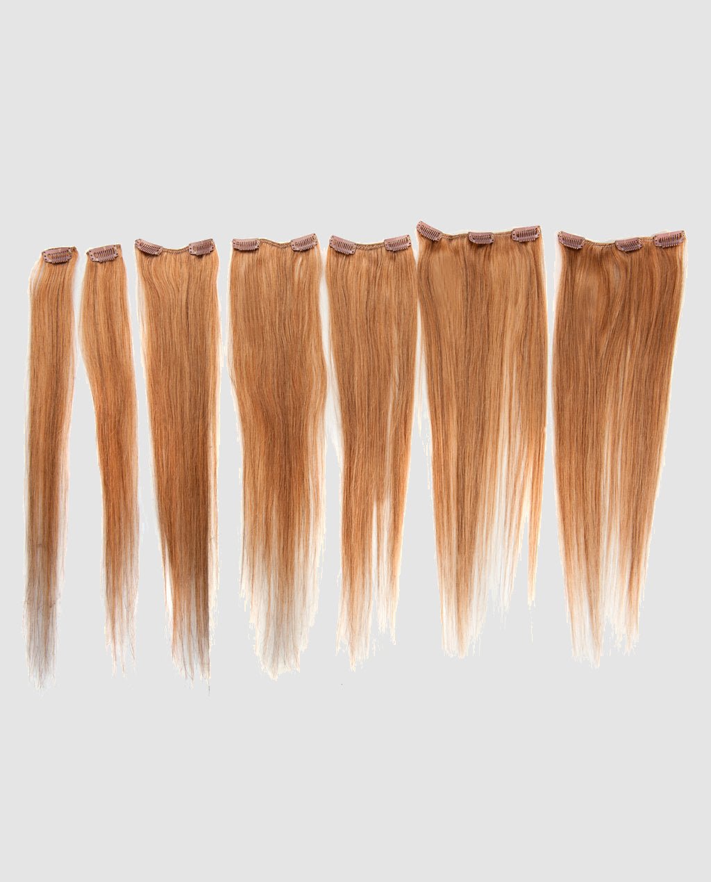 Strawberry Blonde(#27) 7 Piece Remy Human Hair Clip-in - Image 8