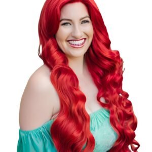 The Little Mermaid - Princess Ariel Inspired  Synthetic Costume Wig