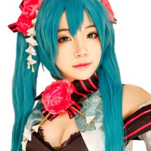 Hatsune Miku-Vocaloid Costume Wig - Ice Blue